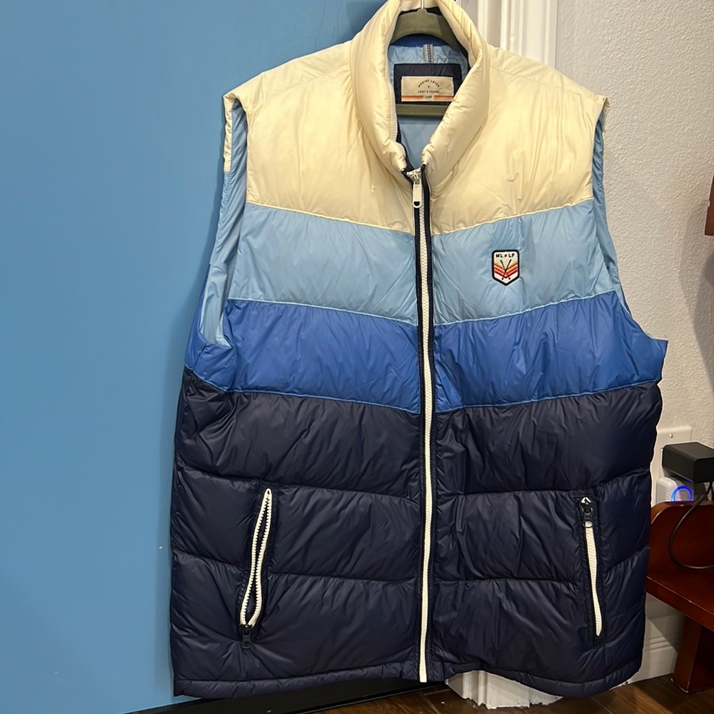 Men’s Marine Layer vest, worn once